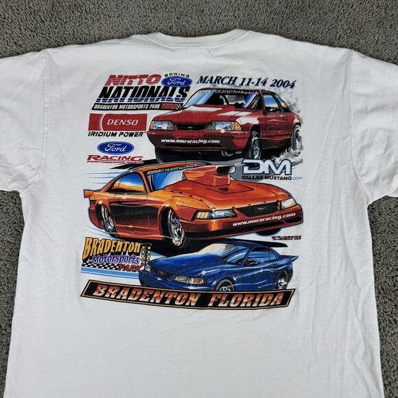 Vintage Nitro Nationals Shirt Mens XL Bradenton Motorsports Racing Cars 2004 - Picture 3 of 13